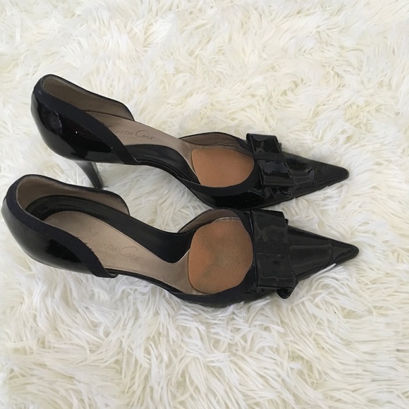 Kenneth Cole Heels With Bow Size 9 Made in Italy - Picture 3 of 5